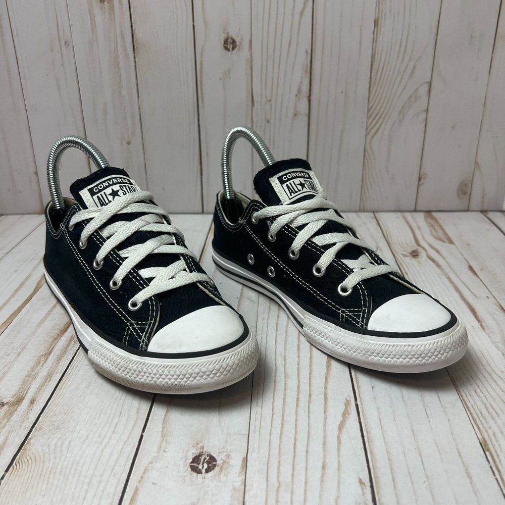 Converse Chuck Taylor All Star Low Top Black Sneakers Size: 3 Youth